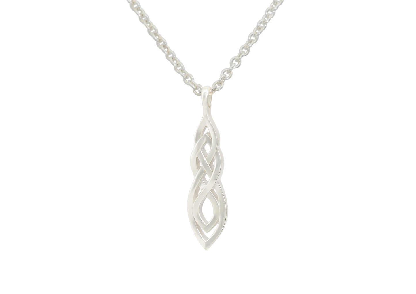 Elvish Woodland Earring & Pendant Set, Sterling Silver