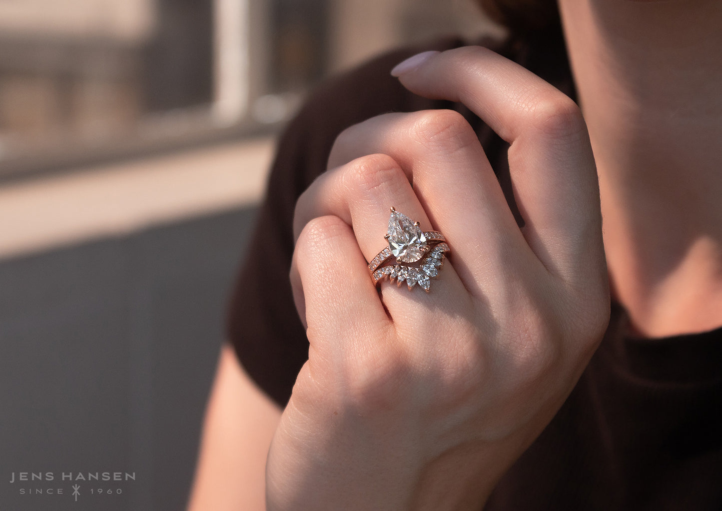 Fantasy Wedding Set, Red Gold