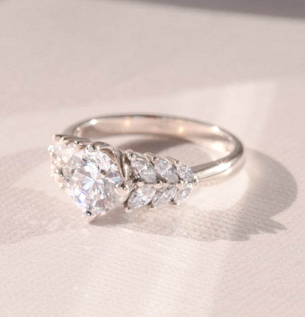 gallery-cover | Seven Stars Diamond Engagement Ring, Platinum