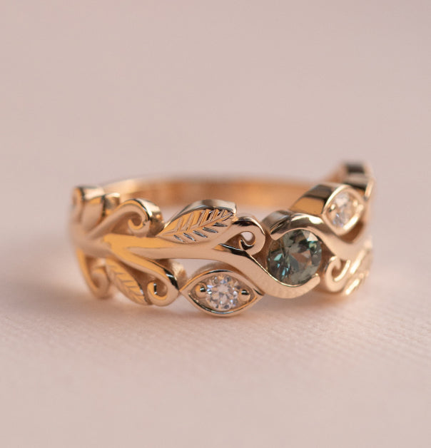 gallery-cover | Customised Three-Stone Elvish Vine Rings