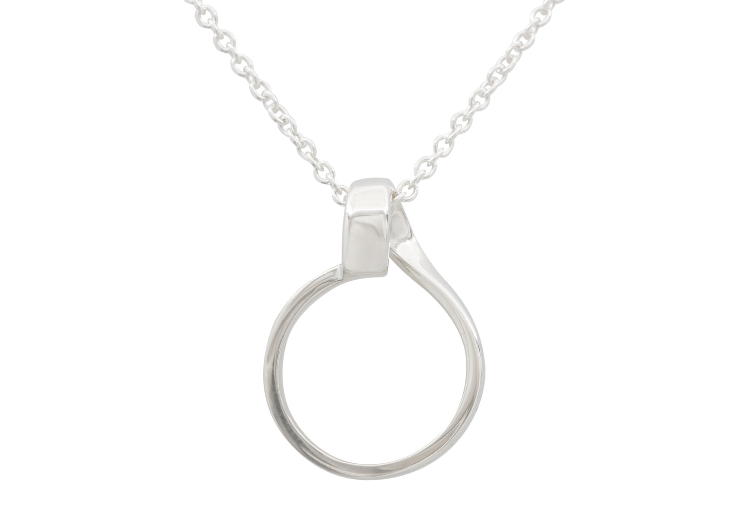 Saudade Pendant, Sterling Silver