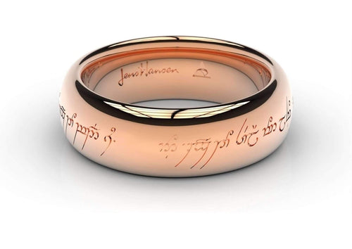Elvish Love Ring Red Gold   - Jens Hansen