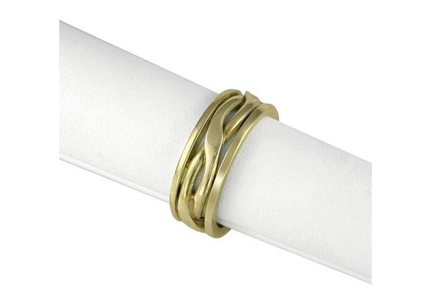 18ct Gold Crossover band - Jens Hansen