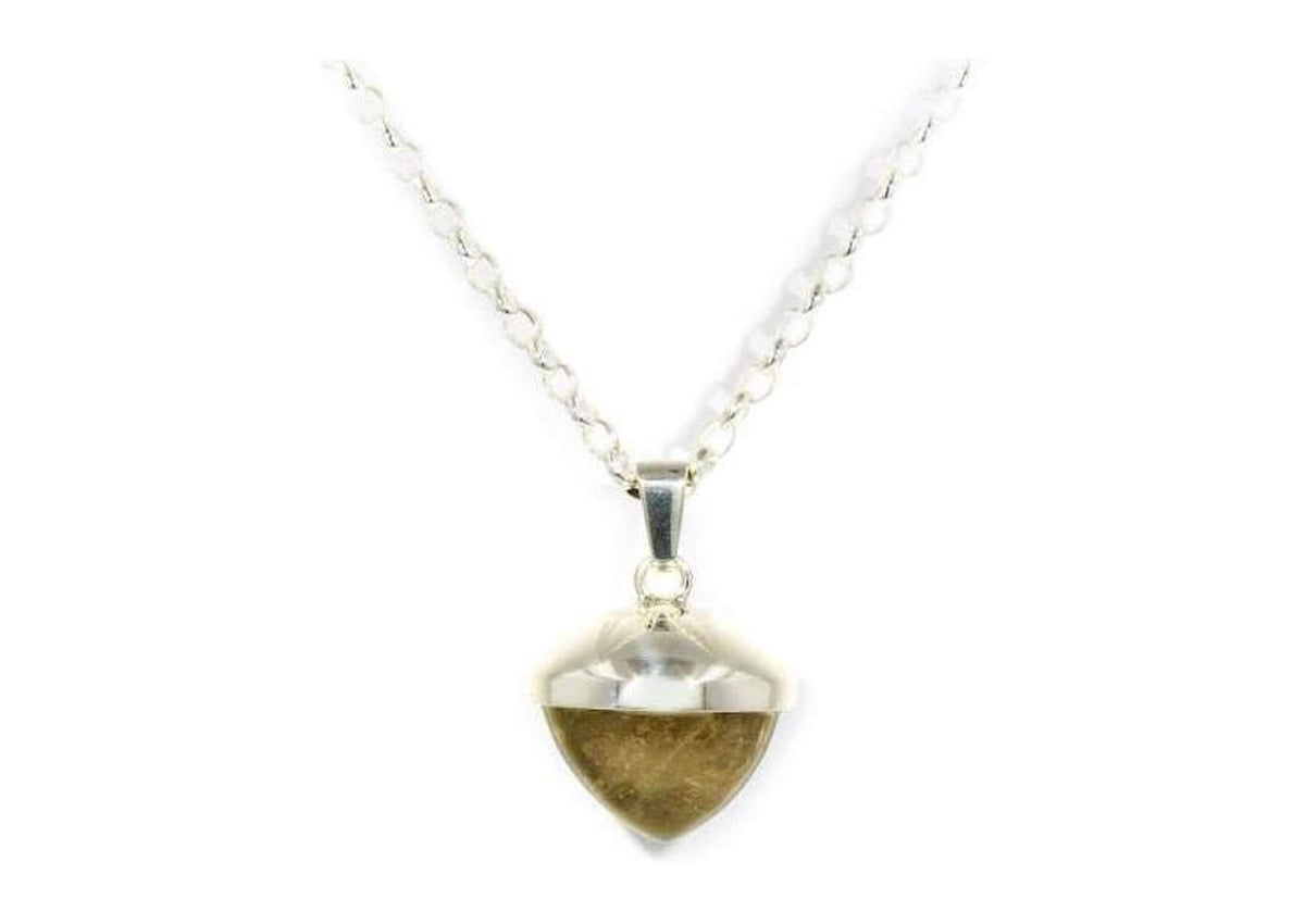 Sterling silver Smokey Quartz Pendant. - Jens Hansen