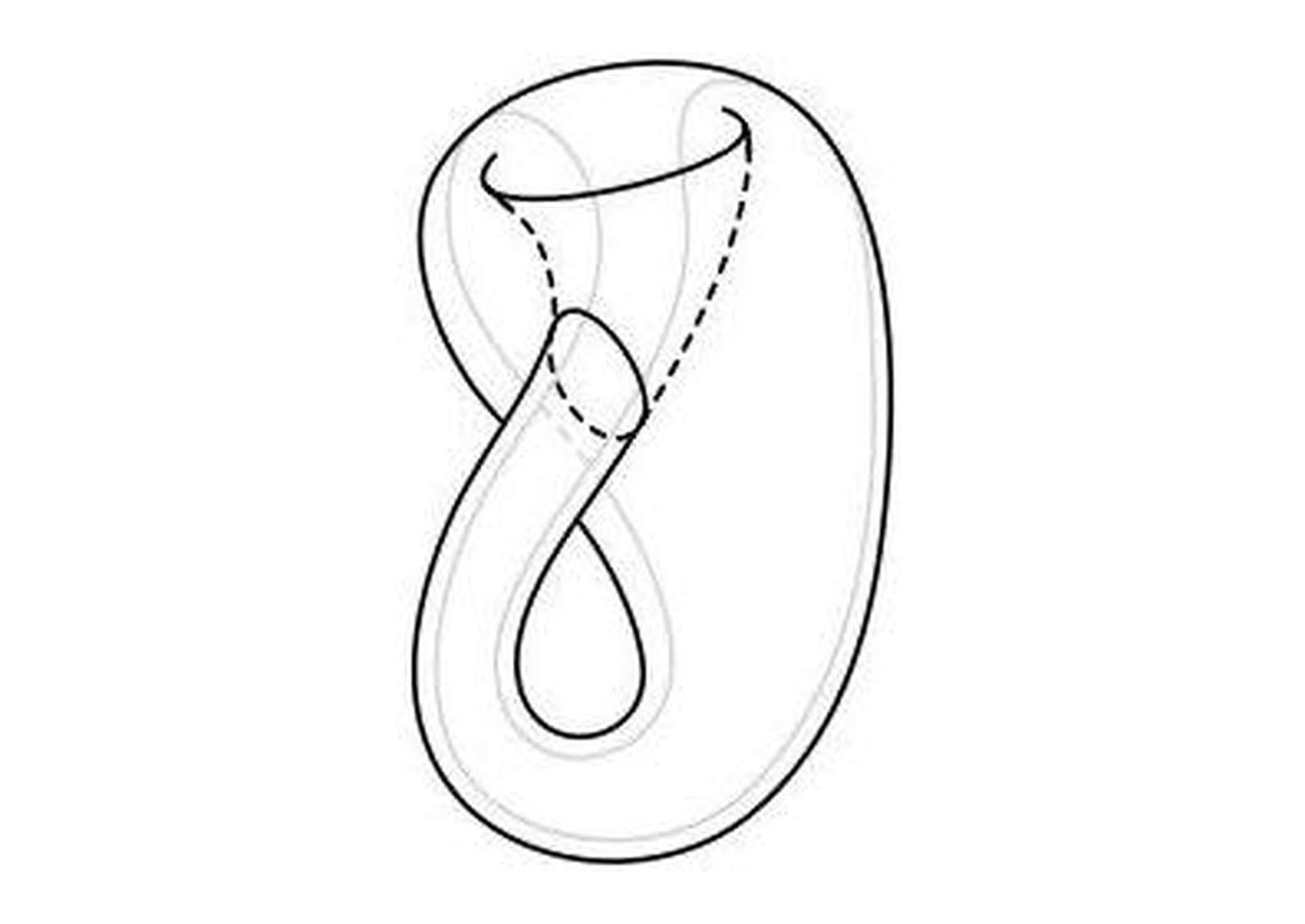 Silver 'Klein Bottle' baby's rattle - client commission - Jens Hansen - 2