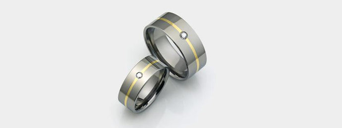 Titanium vs tungsten wedding bands for men