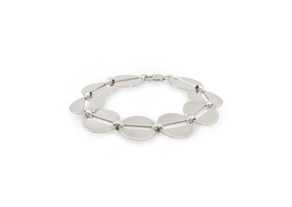 Sterling Silver Disk Bracelet