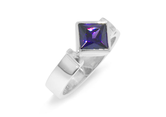 JW490 Gemstone Ring, Sterling Silver