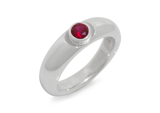 JW74 Gemstone Ring, Sterling Silver