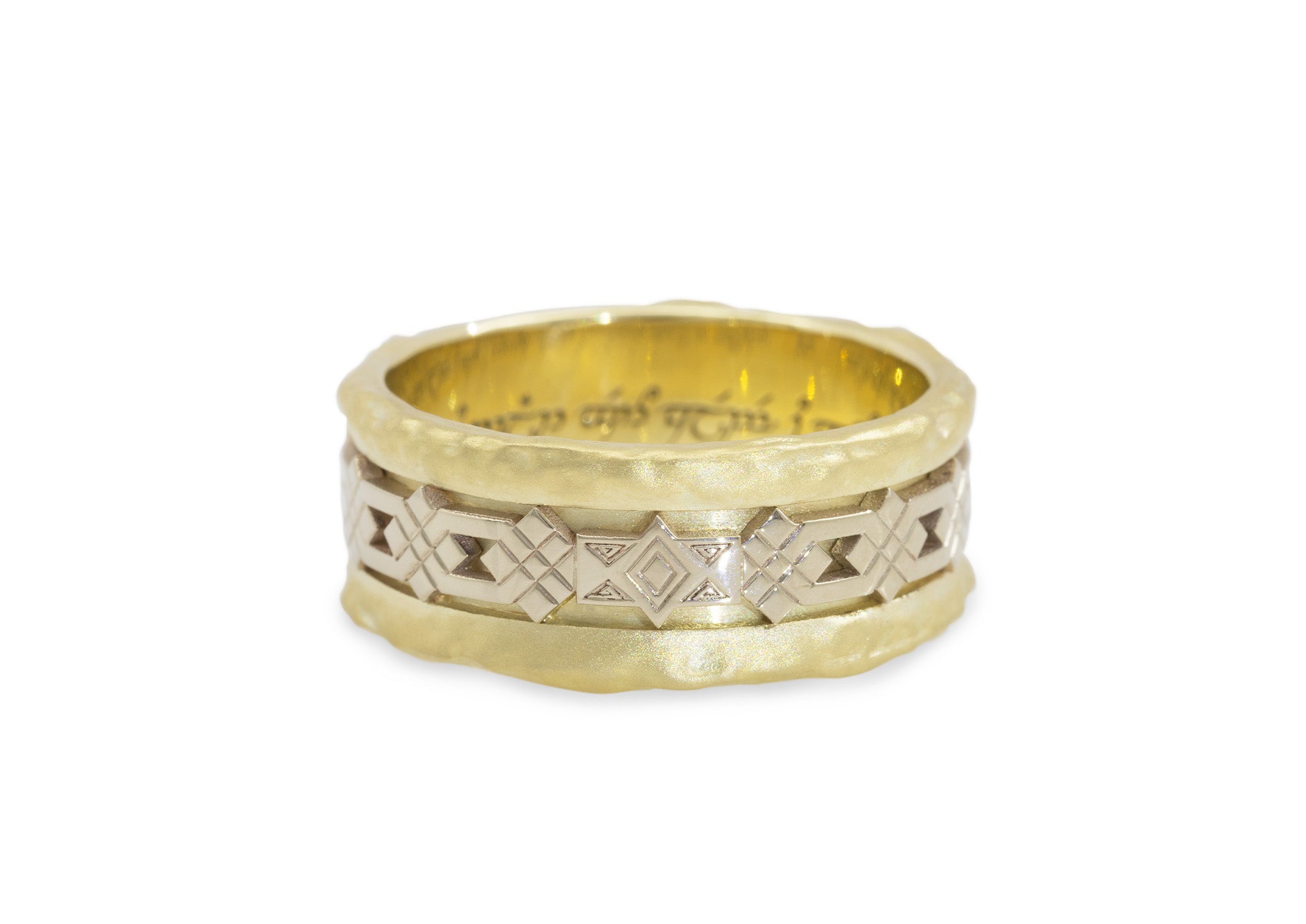 Dwarven Knott Ring, Yellow & White Gold – Jens Hansen