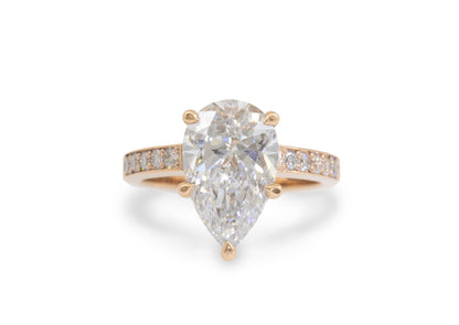 Fantasy Wedding Set, Red Gold