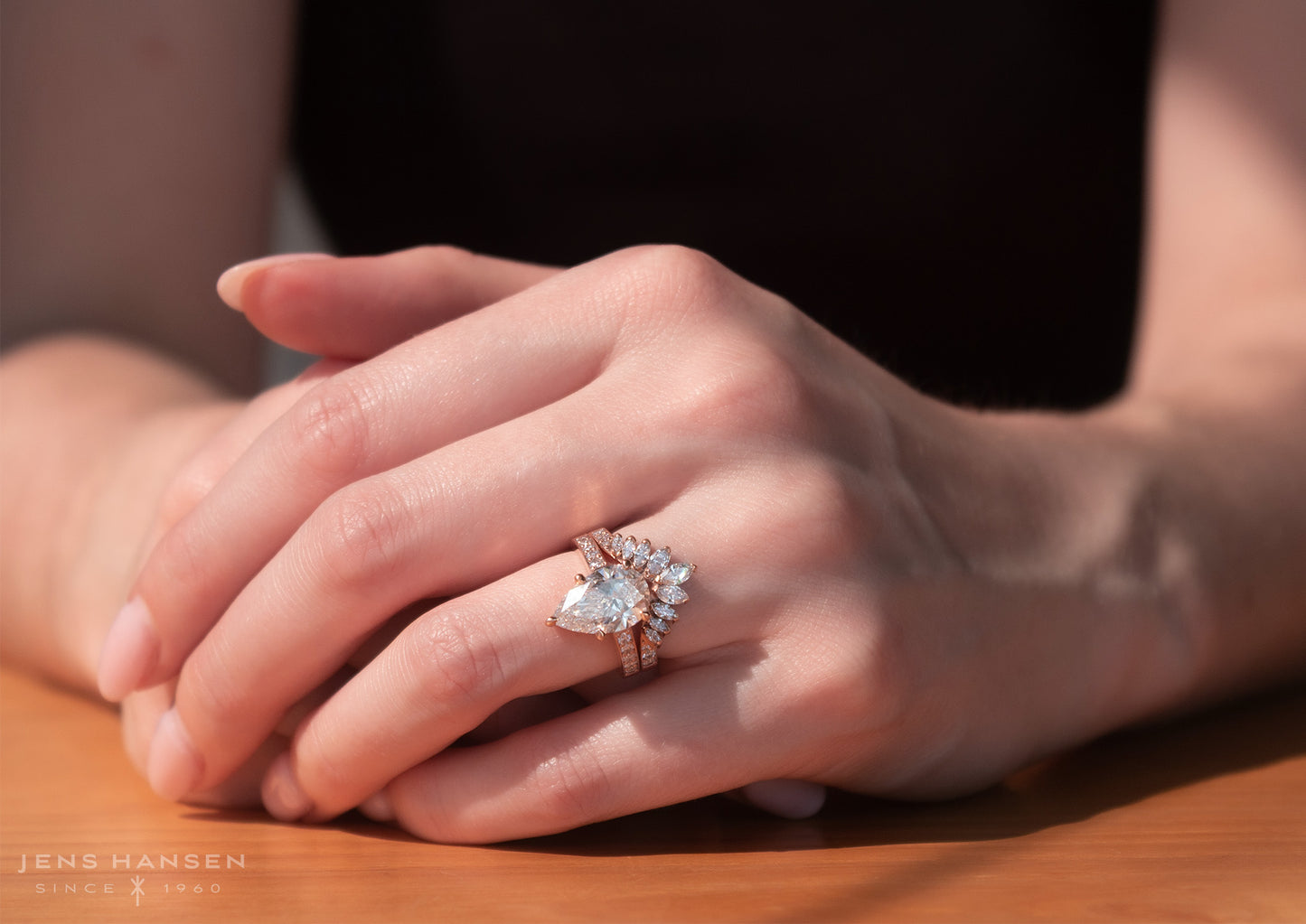 Fantasy Wedding Set, Red Gold