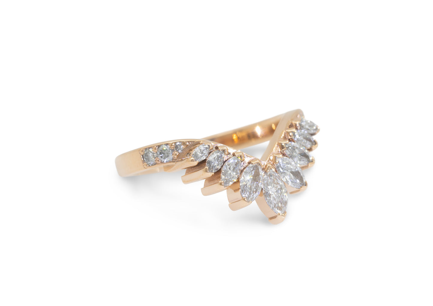 Fantasy Wedding Set, Red Gold
