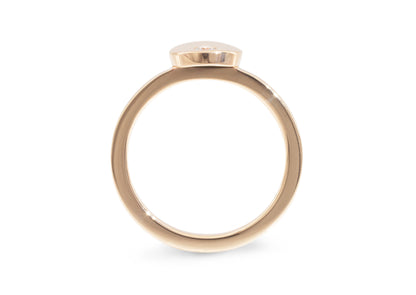 Round Love Stories Stacker Ring, Red Gold