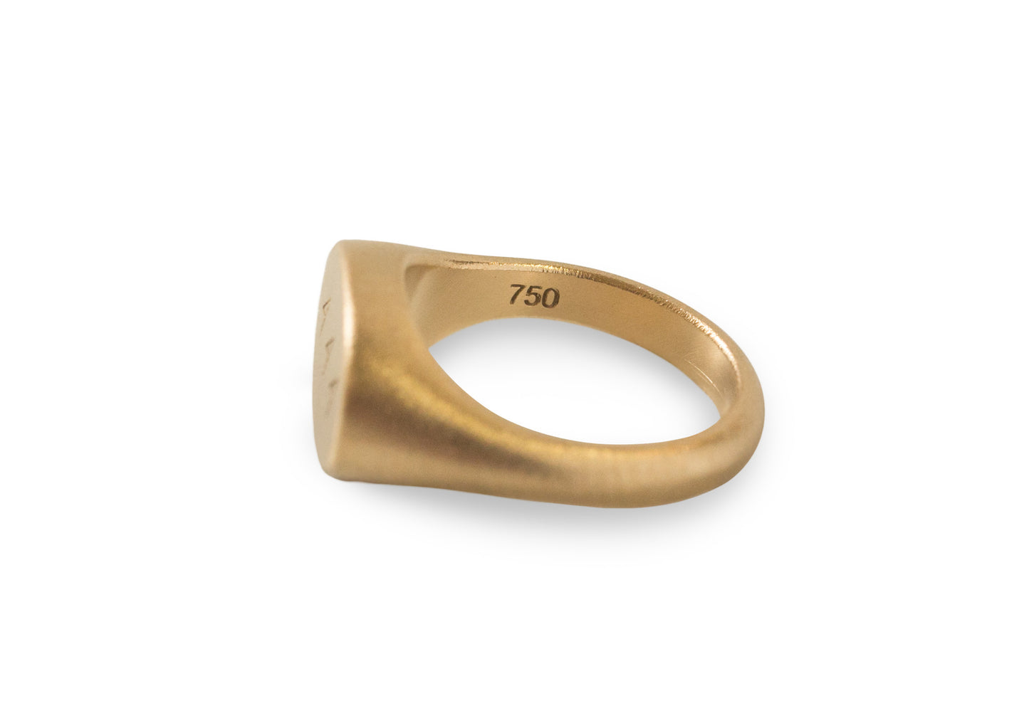 Angel Numbers Signet Ring, Red Gold