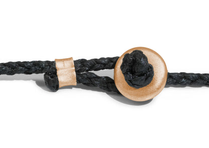 Wax Cord with Toggle, Red Gold