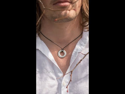 The Wanderers Circle with Infinity Loop, Sterling Silver