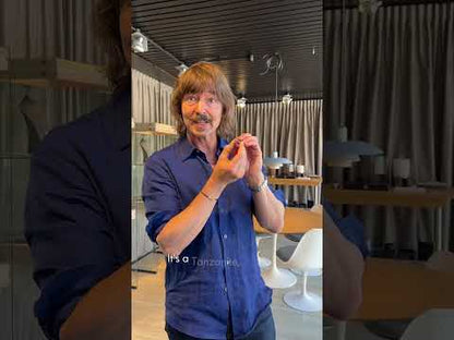 J3052 Violet Tanzanite Ring, Yellow Gold