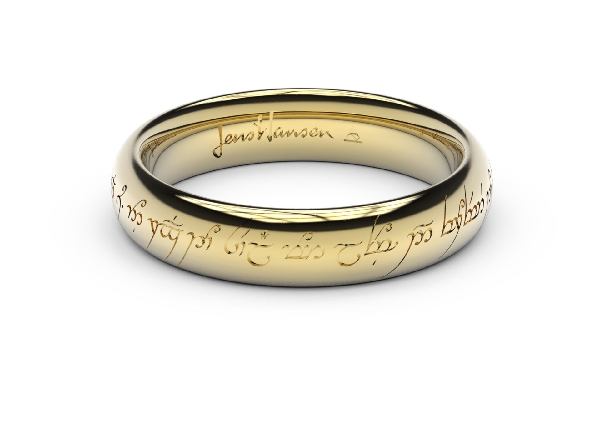 Petite Elvish Love Ring Yellow Gold – Jens Hansen