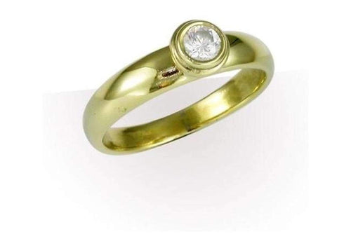 18ct Gold Design with 1/4 carat Diamond   - Jens Hansen