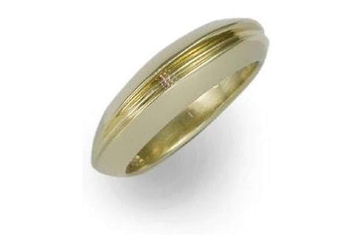 9ct Gold Dome & Valley Ring   - Jens Hansen