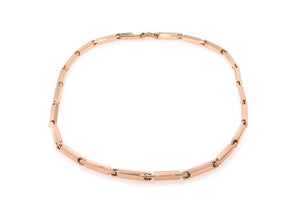 Hand Crafted Block Chain, Red Gold
