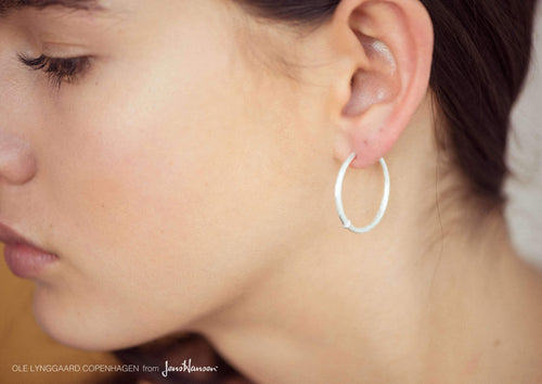 Nature earrings in Sterling silver