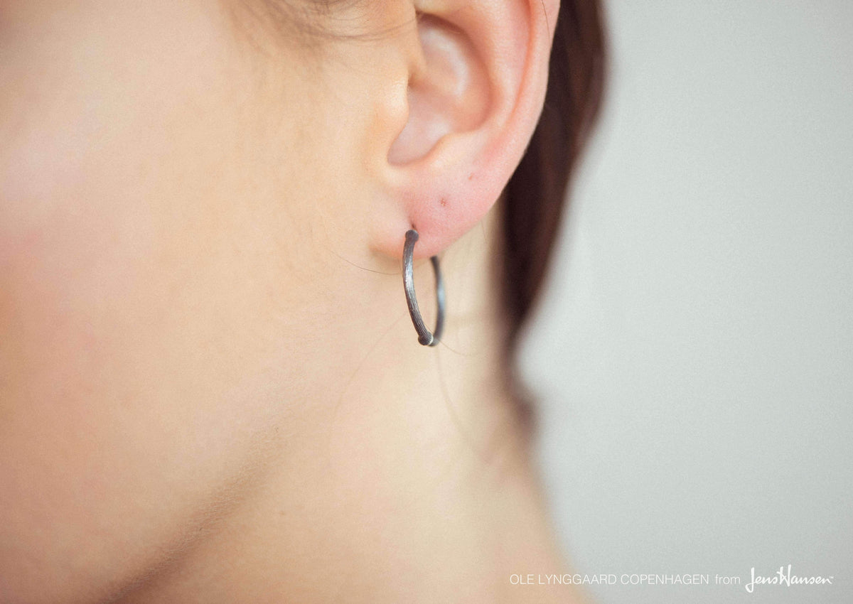 Nature earrings in Sterling silver