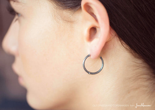 Nature earrings in Sterling silver