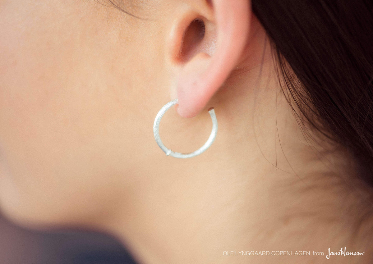 Nature earrings in Sterling silver