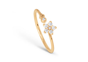 Shooting Stars Ring in 18ct Yellow Gold and Diamonds