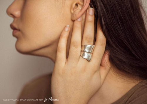 Leaves Ring in Sterling silver