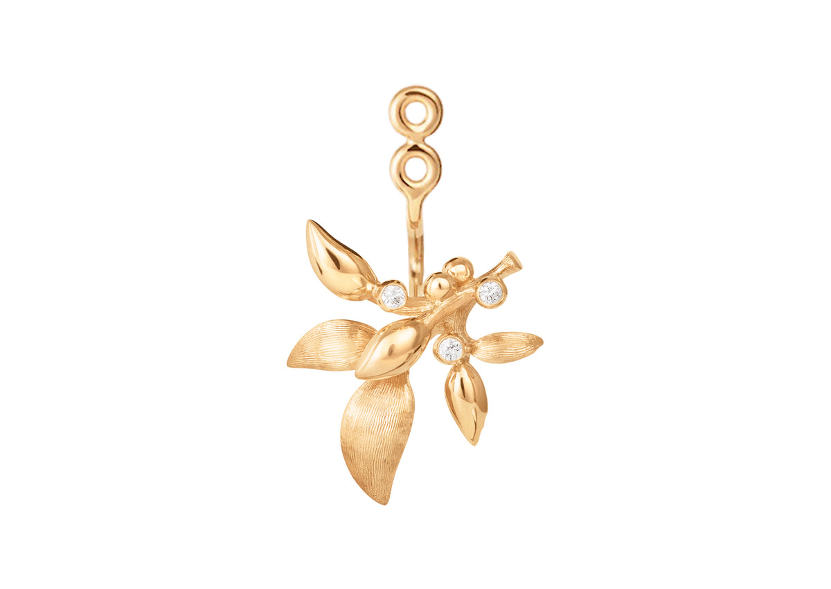 Forest Earring Pendant, 18ct Yellow Gold
