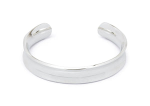 Wide Concave Cuff Bangle