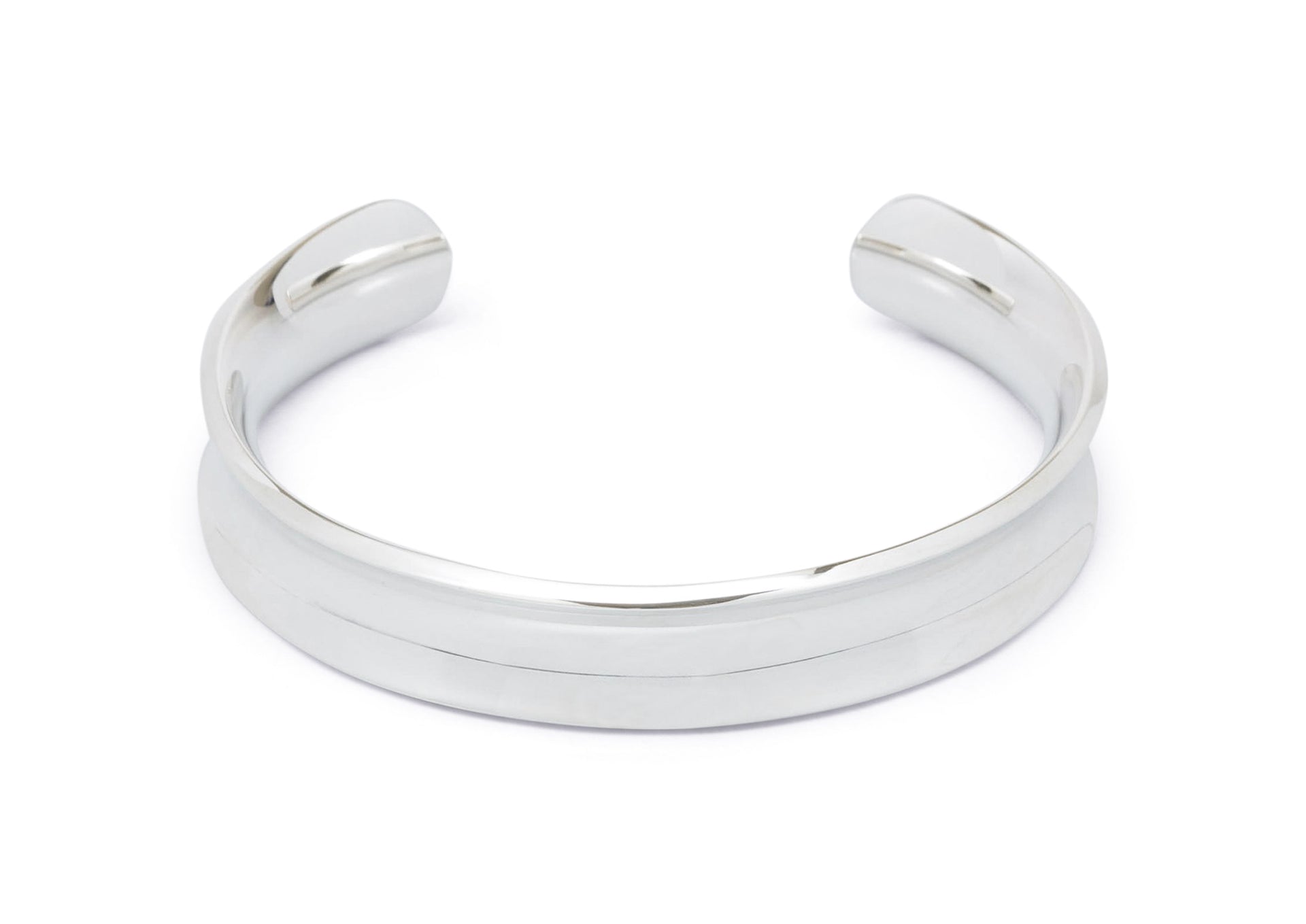 Wide Concave Cuff Bangle