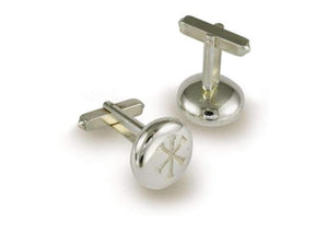 Silver Cufflinks with Jens Hansen Markers Mark   - Jens Hansen