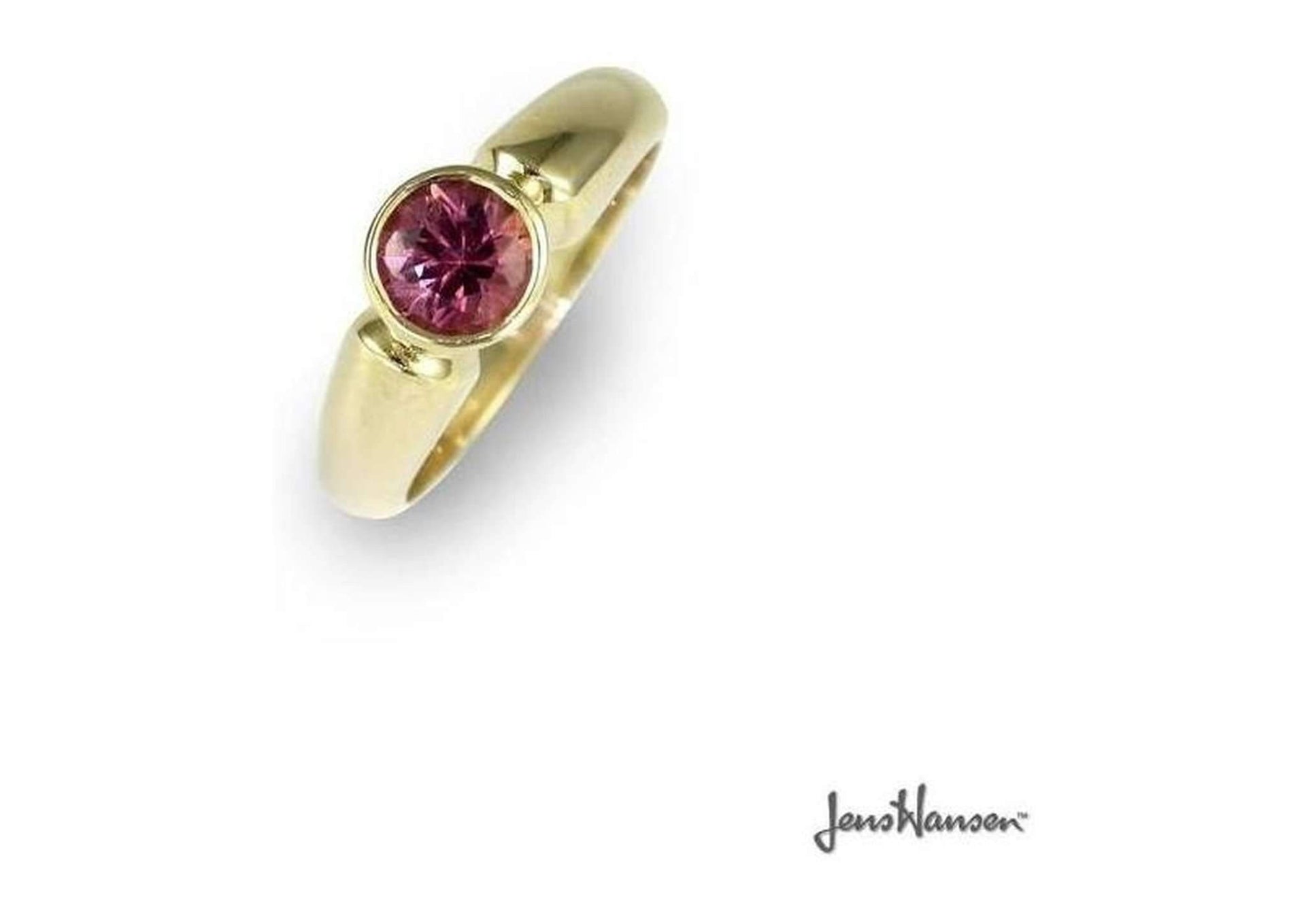 9ct Gold & Pink Sapphire Ring   - Jens Hansen