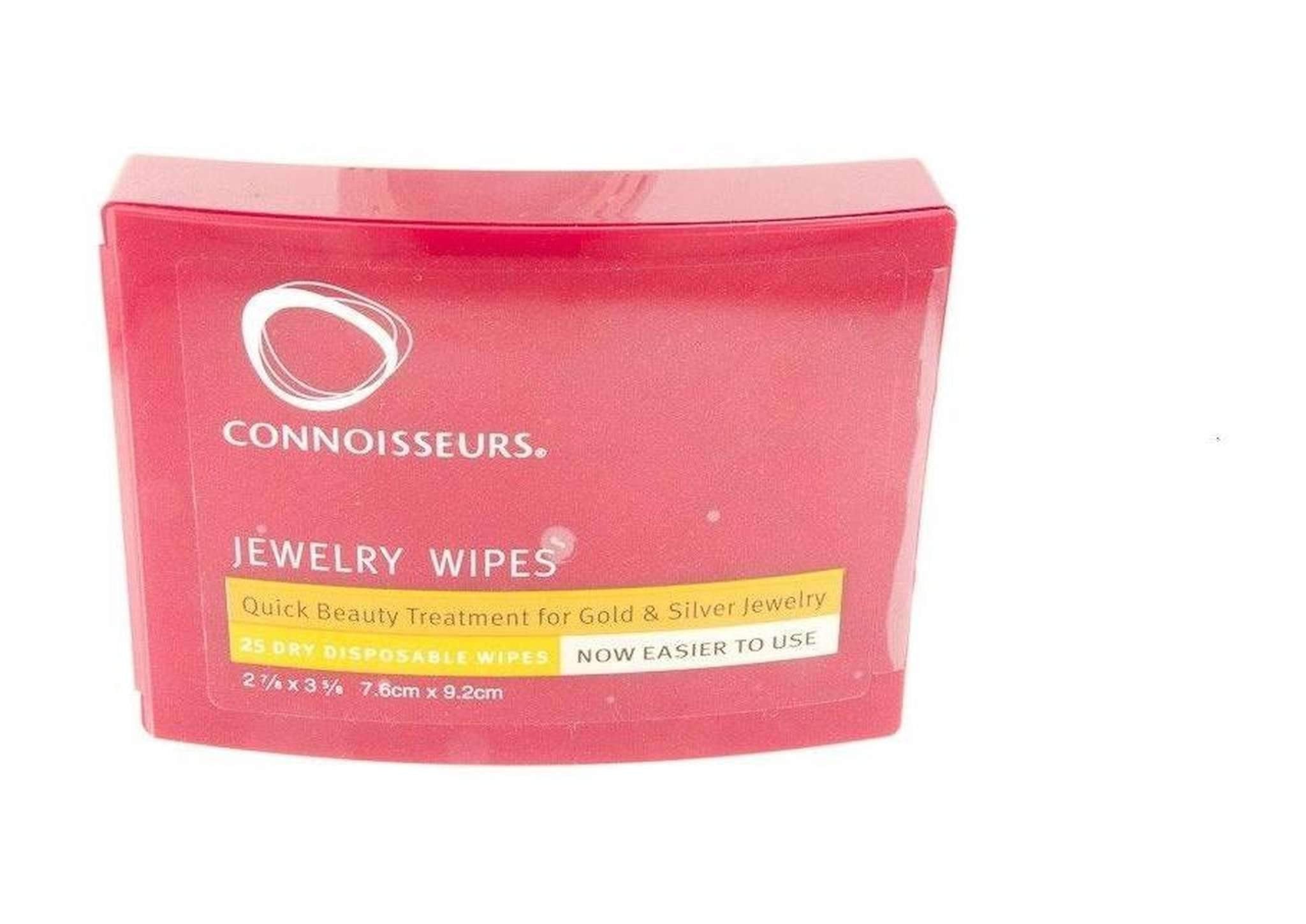CONNOISSEURS Gold and Silver Dry Disposable Jewelry Cleaning Wipes