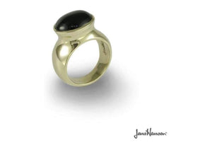 9ct Gold & Onyx Ring   - Jens Hansen