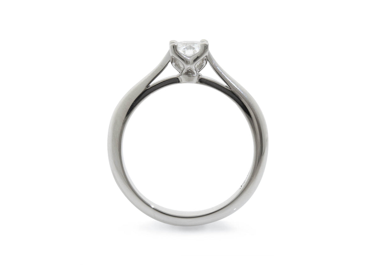 J2656 Diamond Engagement Ring, White Gold & Platinum
