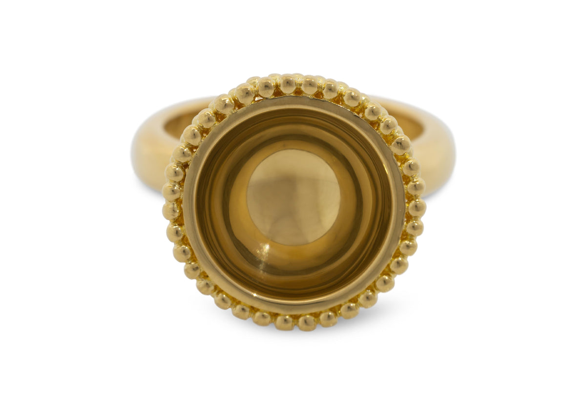 The Helios Granulation Ring, Yellow Gold