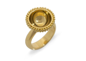 The Helios Granulation Ring, Yellow Gold