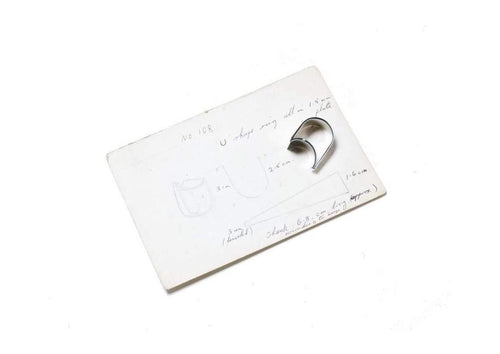 2008 Foundation Release Sterling Silver Asymmetrical Ring   - Jens Hansen - 2