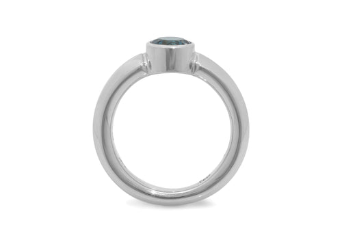 JW105 Gemstone Ring, Sterling Silver