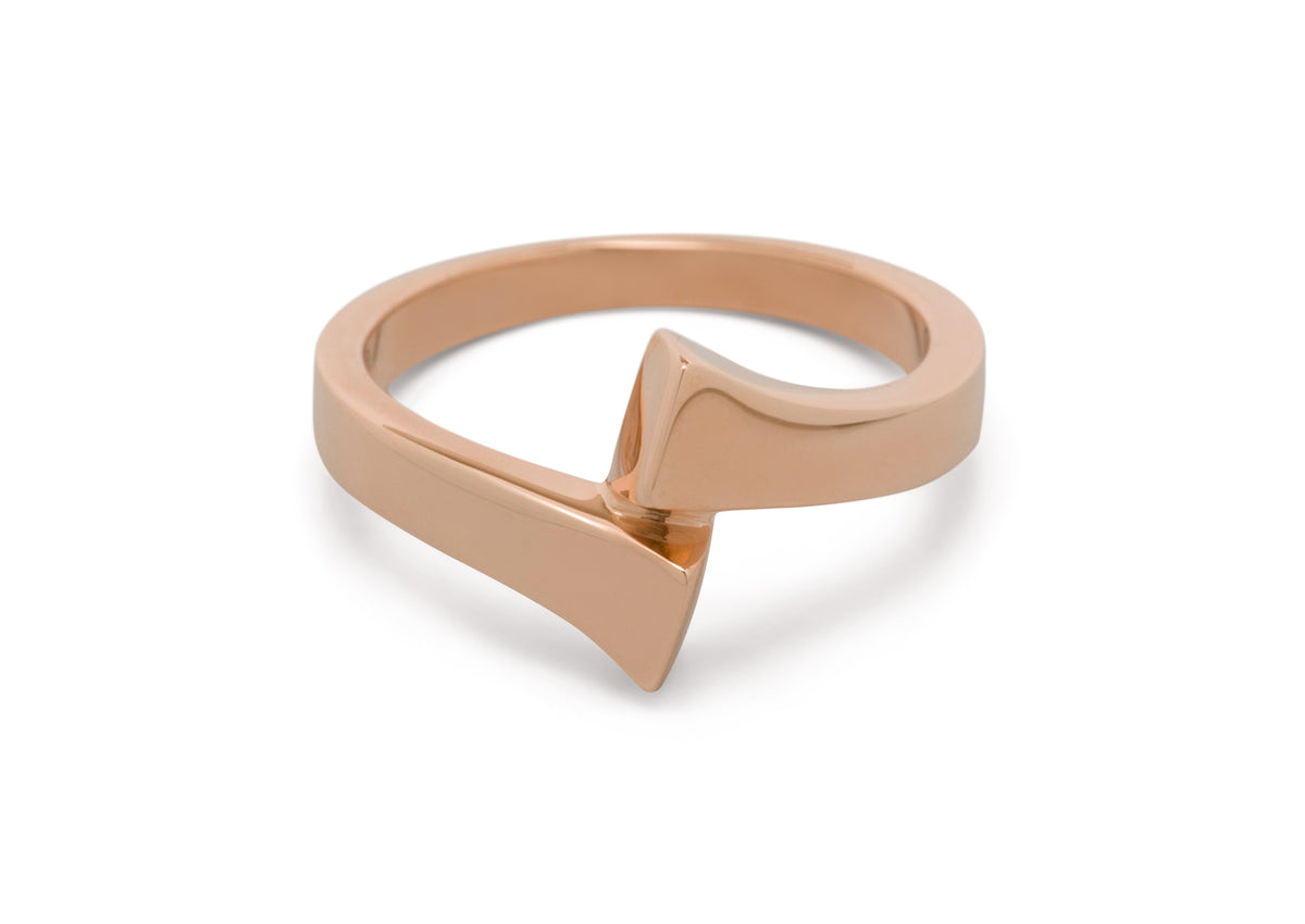 JW11 Dress Ring, Red Gold