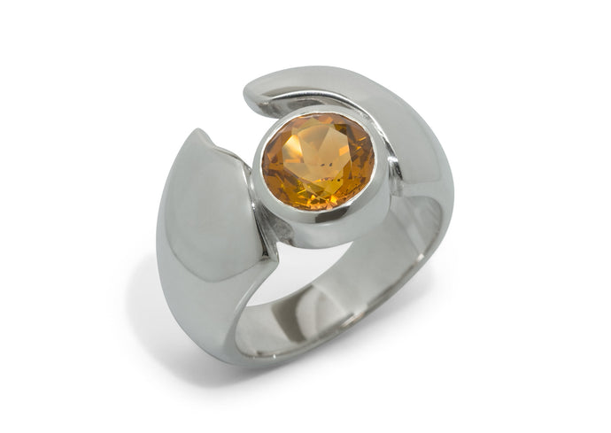 JW137 Gemstone Ring, Sterling Silver