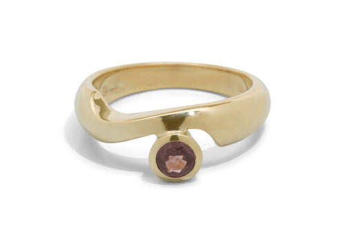 JW184 Gemstone Ring, Yellow Gold