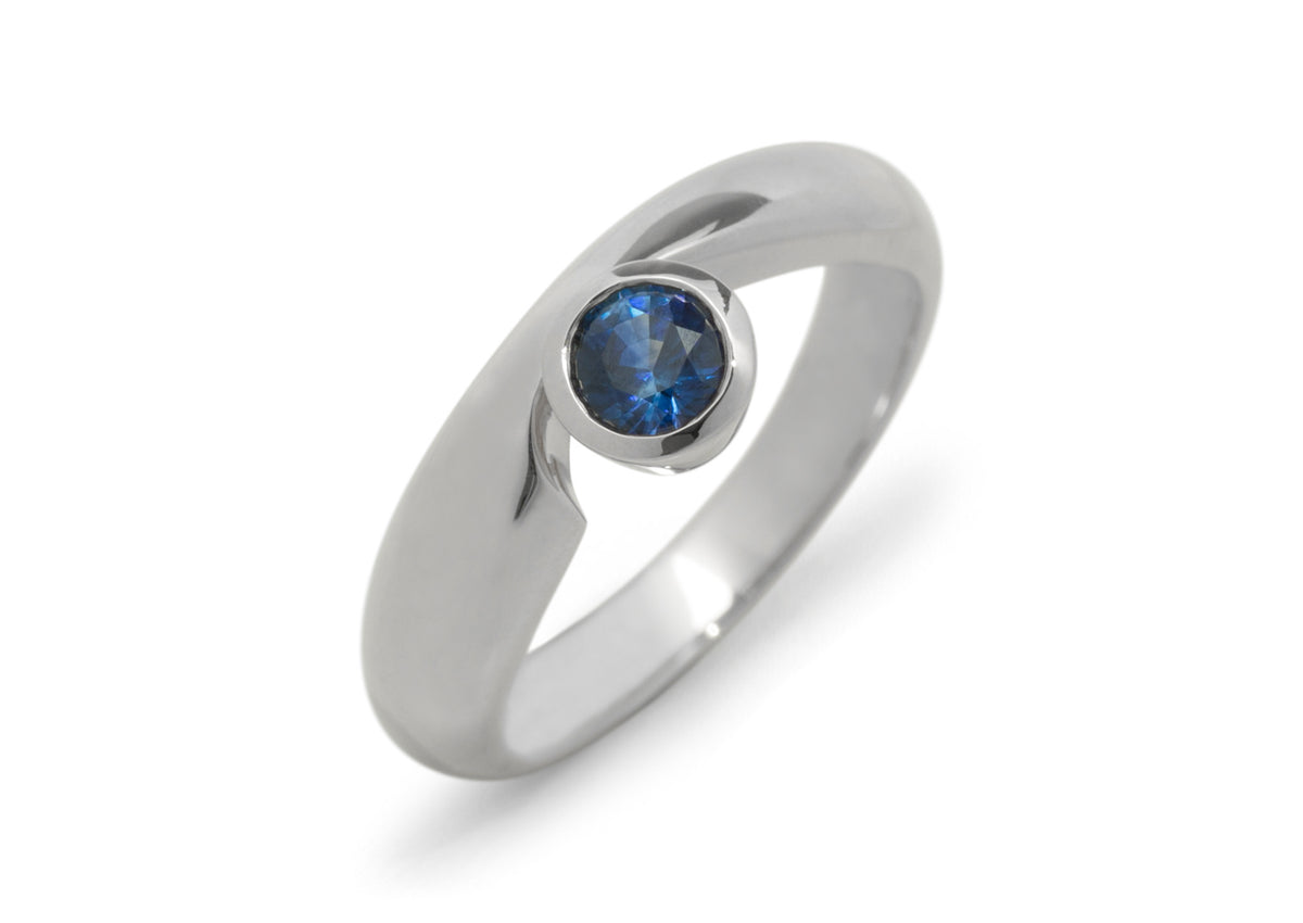 JW193 Gemstone Ring, Sterling Silver