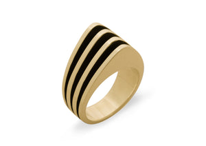 Original "Sydney Fin" Ring, Yellow Gold