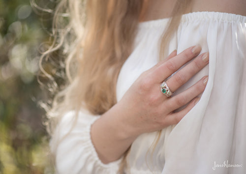 Our Ring for Viggo, Sterling Silver & Yellow Gold